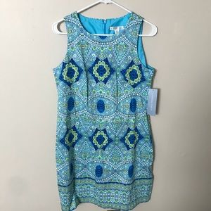 NWT Blue & Green Summer Dress